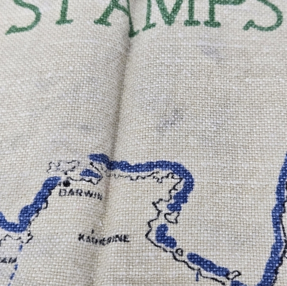 AUSTRALIA TRAVEL SOUVENIR LOT APRON DISH TOWEL MAP VINTAGE KITCHEN LINENS NEW - Picture 9 of 14
